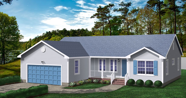 Plan #428-01 - 3 Bedroom,  2.5 Bath, 1419/Sqft Traditional