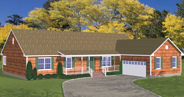 Plan # 613-01 -  3 Bedroom, 2 Bathroom, 2860/Sqft House