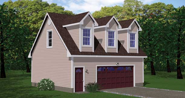 Plan # 937 - 1 Bedroom,  1 Bath, 553/Sqft Garage / Apt